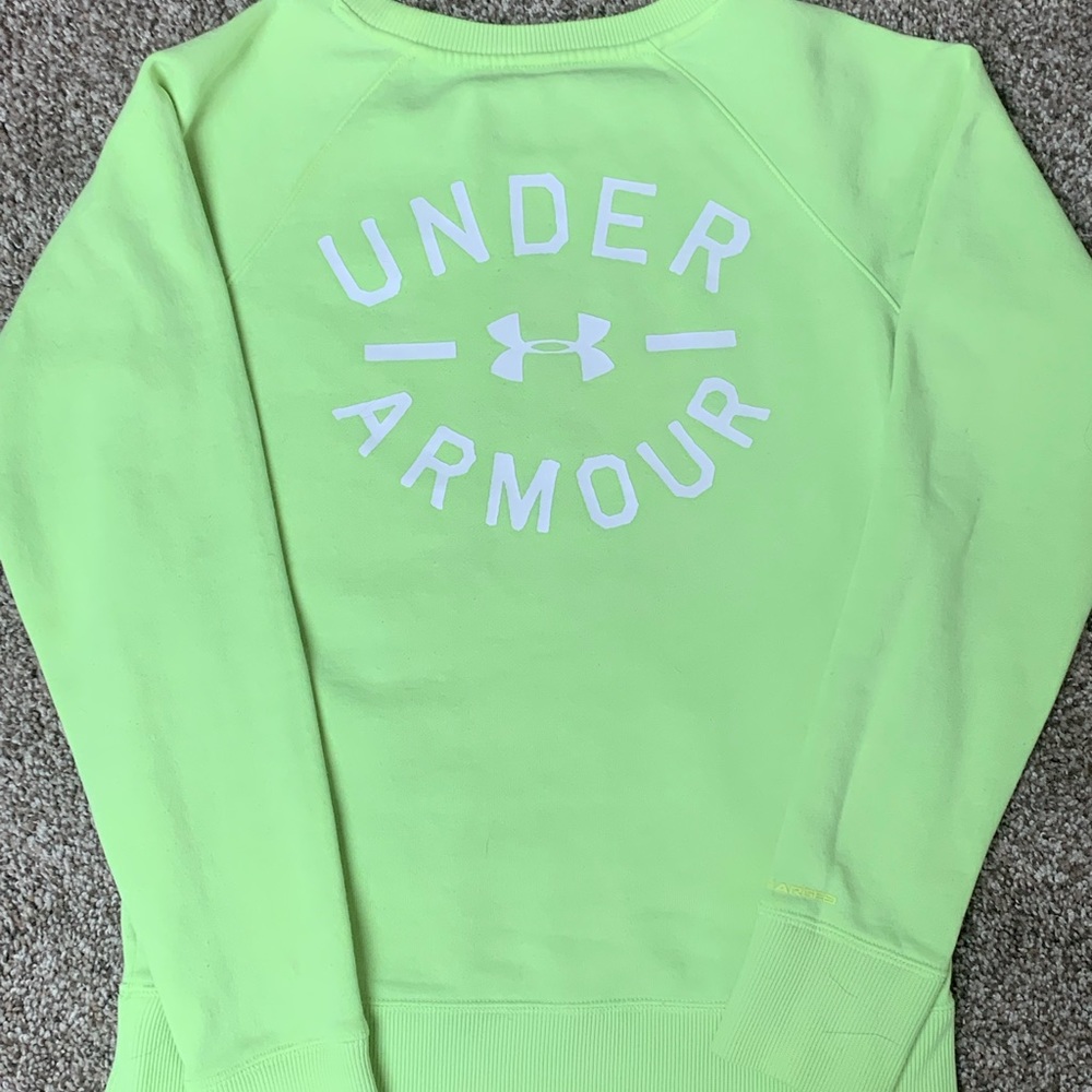 Tennis Ball Yellow Under Armour Crew Neck